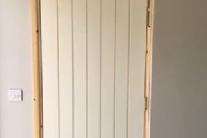 Door fitting, Dave A'Hern, Carpenter