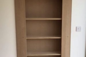 Invisible door with bookcase, Dave A'Hern Carpentry